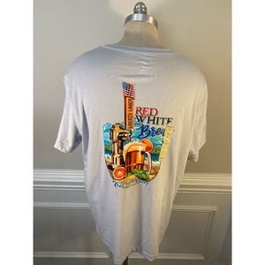 AWESOME! cremieux men” Red White And Brew “tshirt